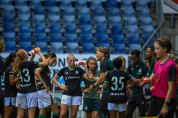 De speelsters van Jong Feyenoord