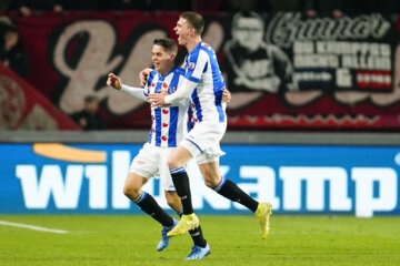 Joey Veerman en Sven Botman bij SC Heerenveen