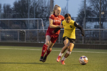 Eva Nguyen in actie namens NAC Breda