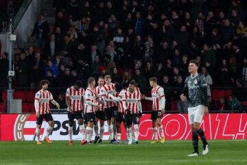 PSV viert de tweede treffer van Jarrad Branthwaite