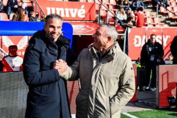 Robin van Persie en Ron Jans