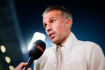 Robin van Persie staat ESPN te woord