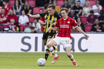Tygo Land tegen Vitesse