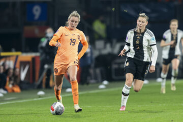 Wieke Kaptein tegen Duitsland