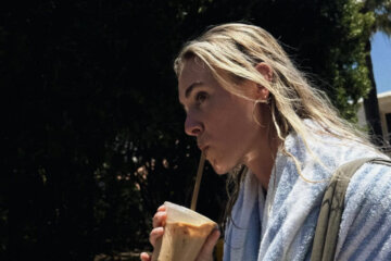 Jill Roord op vakantie