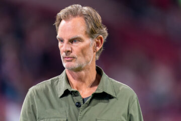 Ronald de Boer in de Johan Cruijff Arena (voor Ajax - Besiktas)