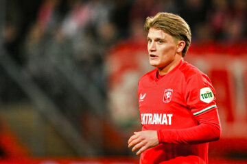 Sem Steijn in De Grolsch Veste bij een thuiswedstrijd van FC Twente