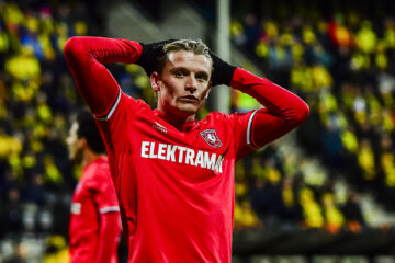 Sem Steijn baalt na de nederlaag tegen Bodø/Glimt