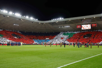 Sfeeractie in het Stadium of Light (Sunderland)