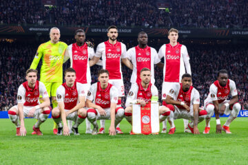 Elftalfoto van Ajax in de Europa League