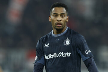 Quinten Timber met Feyenoord in de Europa League