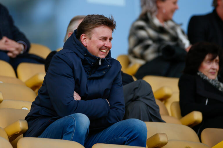Ard de Graaf lacht