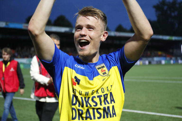 Een blije Jamie Jacobs