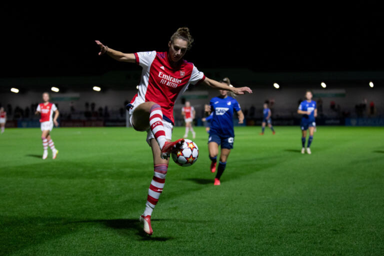 Vivianne Miedema met Arsenal tegen Hoffenheim