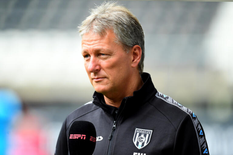 Frank Wormuth voor de camera van ESPN