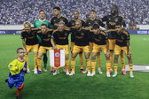 Elftalfoto van Ajax voor de Europese uitwedstrijd tegen Hajduk Split