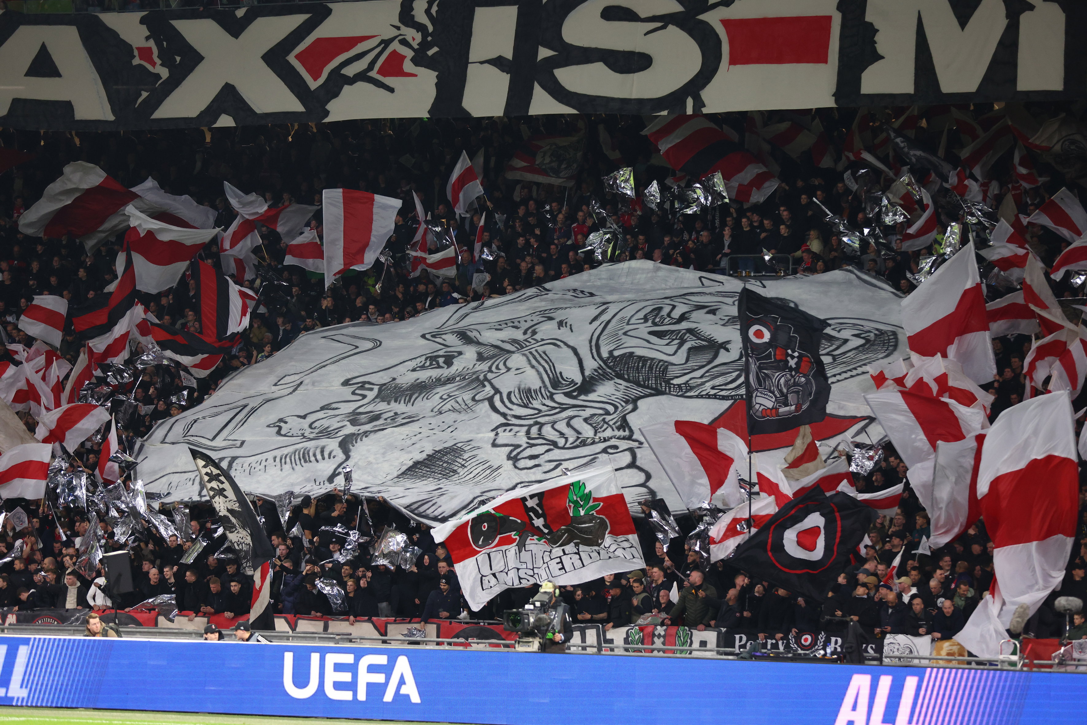 De Ultras Amsterdam bij Ajax