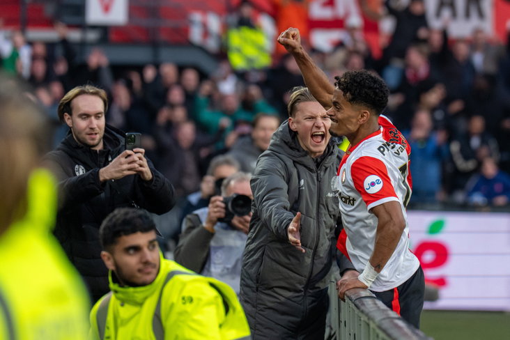 Gonçalo Borges scoort in De Kuip
