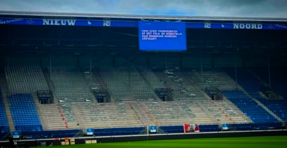 FOTO | SC Heerenveen bezig met uitbreiding stavak Noordtribune