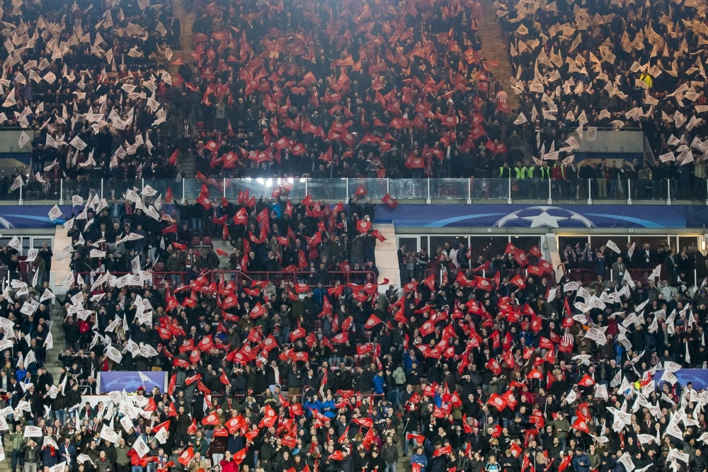 Champions League-sfeer in het Philips Stadion