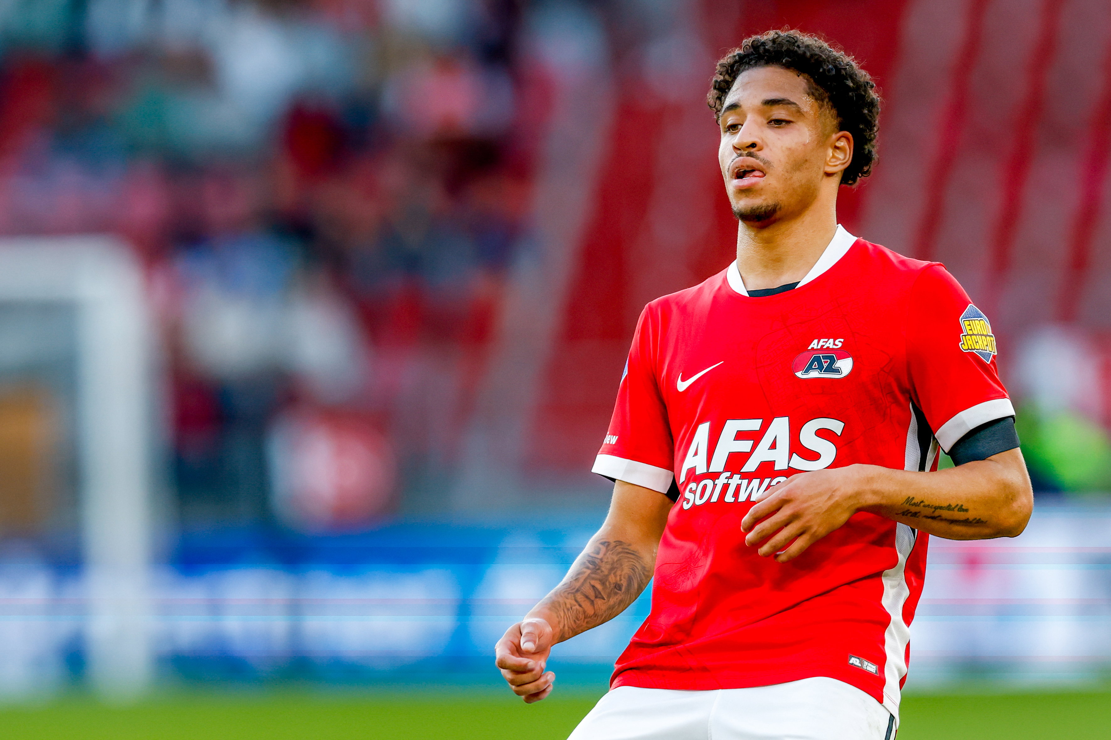 Ro-Zangelo Daal in een thuiswedstrijd van AZ