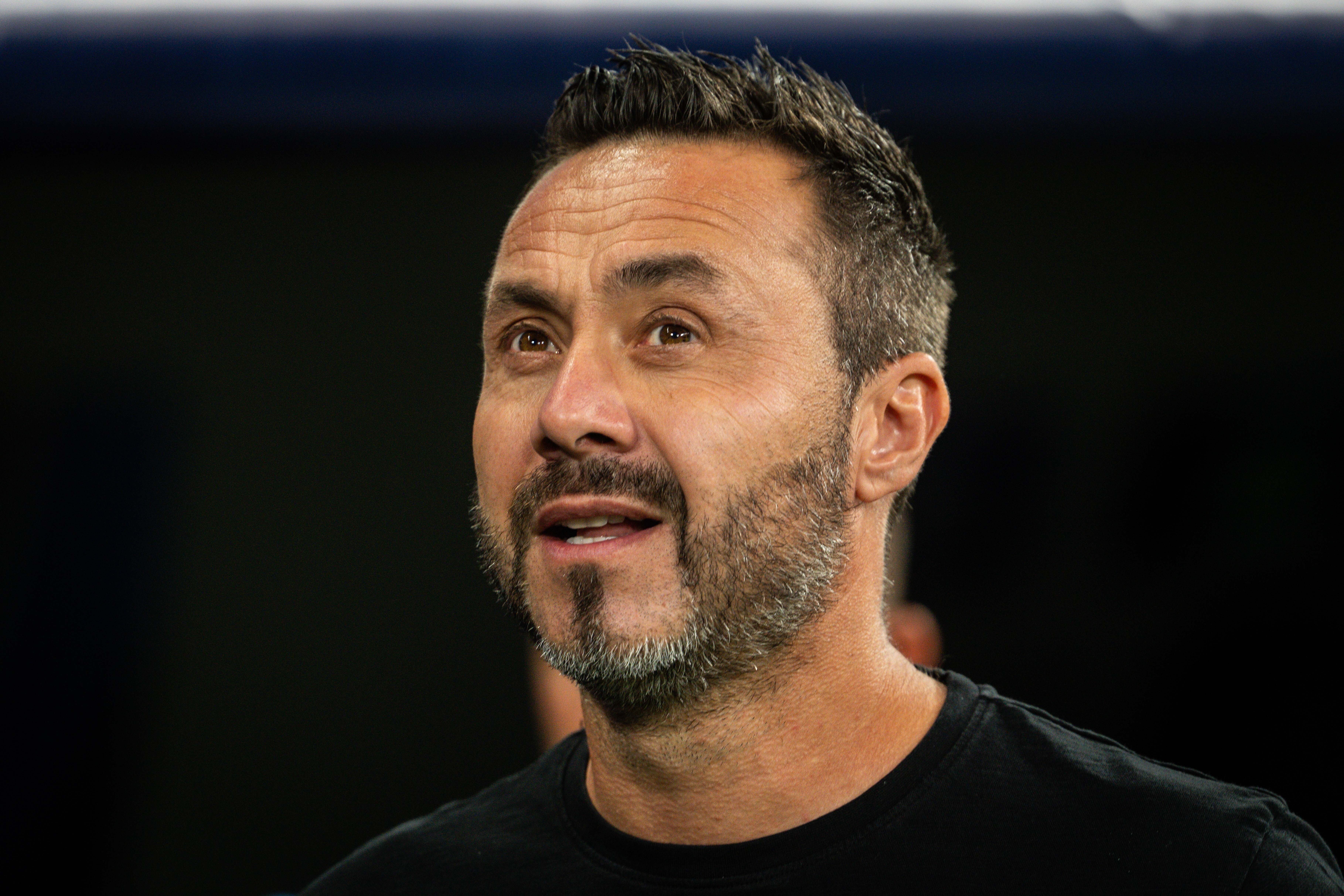 Roberto De Zerbi in Bernabeu