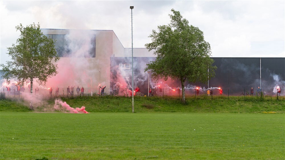 Fakkels op Sportcampus Diekman