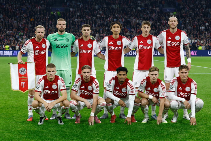Elftalfoto van Ajax in de Champions League