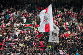 Fans van Ajax op de F-Side