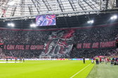 Ajax-fans met een schitterende sfeeractie in de Johan Cruijff Arena