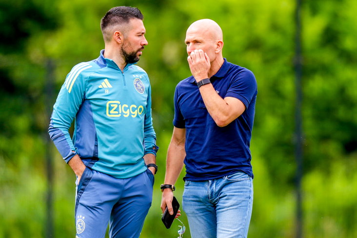 Francesco Farioli in gesprek met Alex Kroes