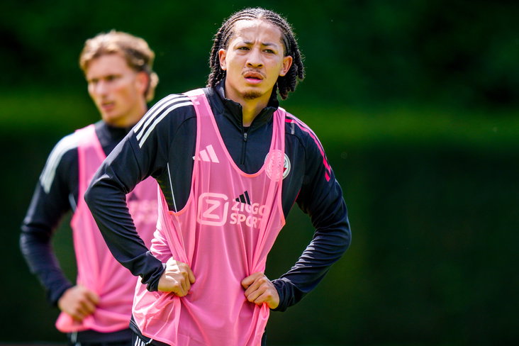 Kian Fitz-Jim met Ajax in Zeist