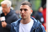Oscar Gloukh bij een uitwedstrijd van Ajax