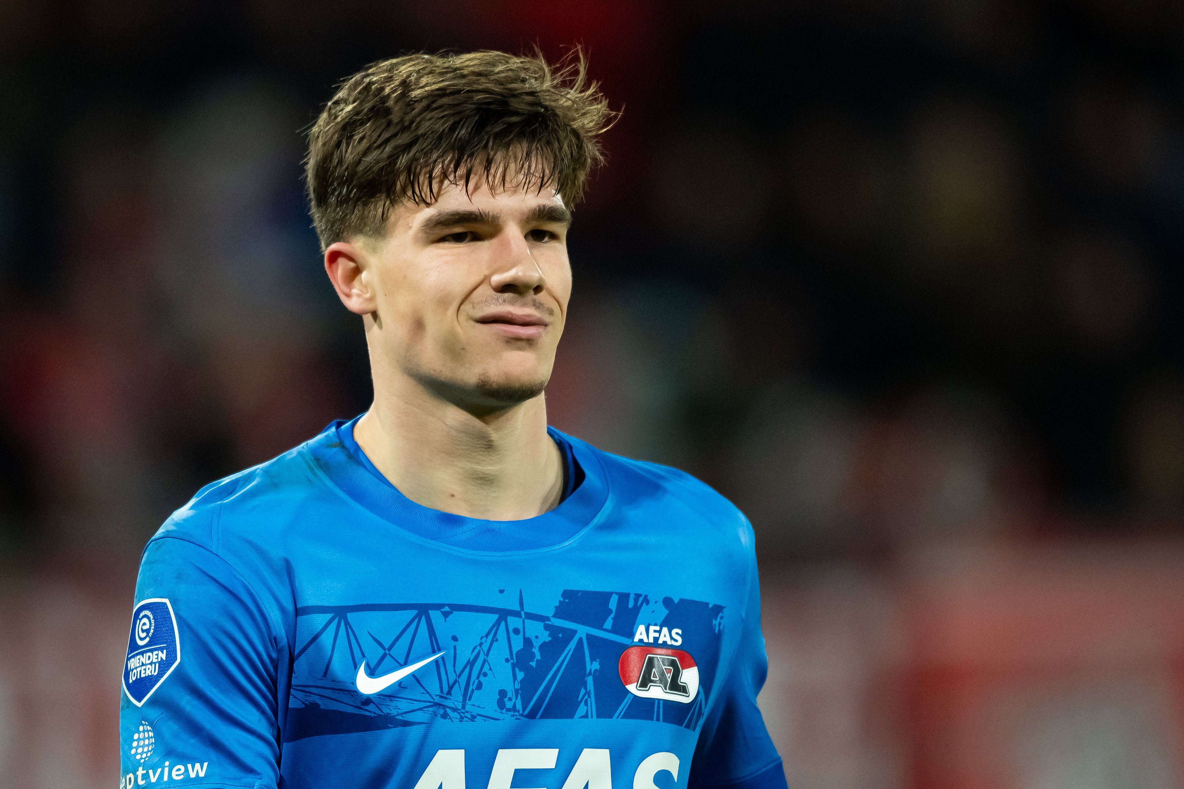 Wouter Goes in een uitwedstrijd van AZ
