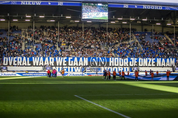 Sfeeractie SC Heerenveen-fans