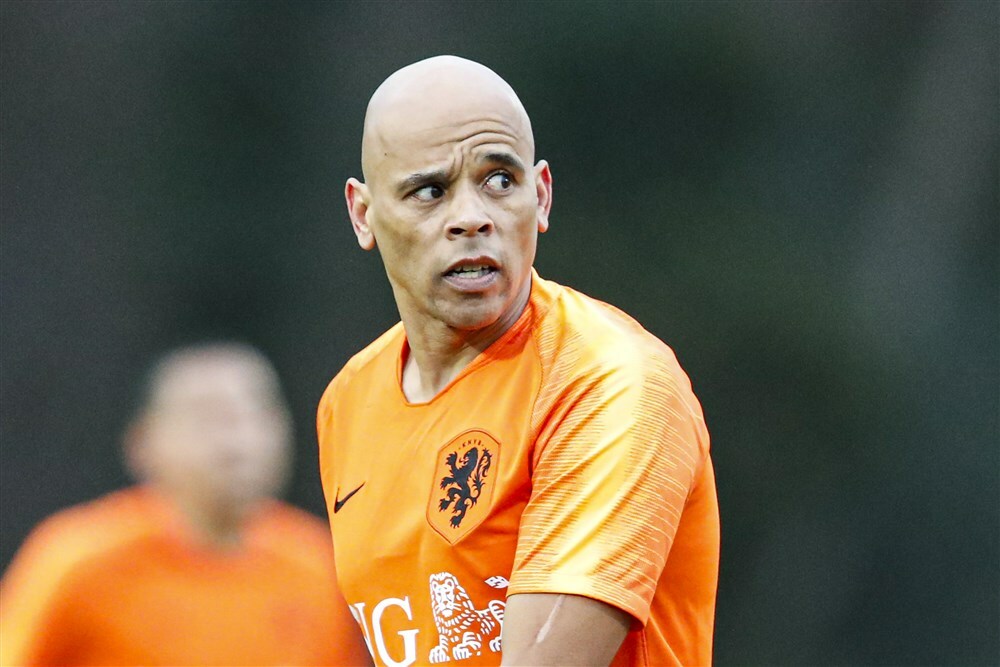 Glenn Helder bij de oud-internationals