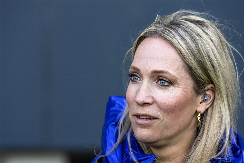 Hélène Hendriks aan het werk bij ESPN