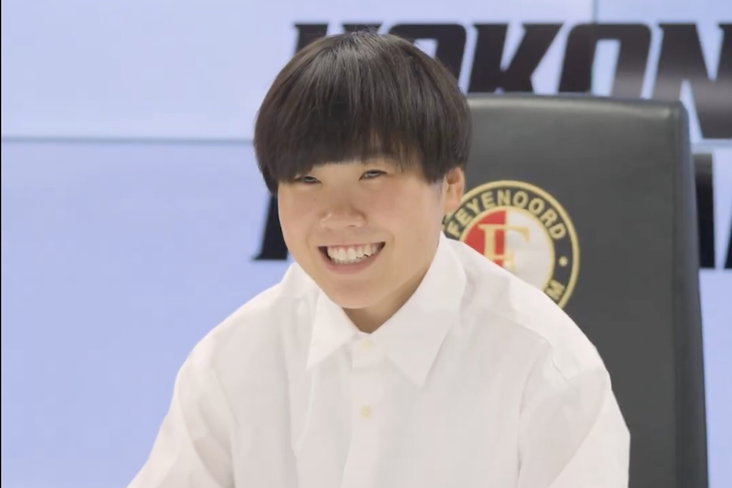 Kokona Iwasaki bij Feyenoord