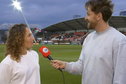 Soraya Verhoeve en Hein van den Bogaert bij Ajax TV