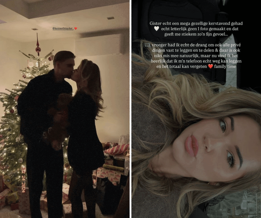 Jade Anna en Kenneth Taylor vieren kerst
