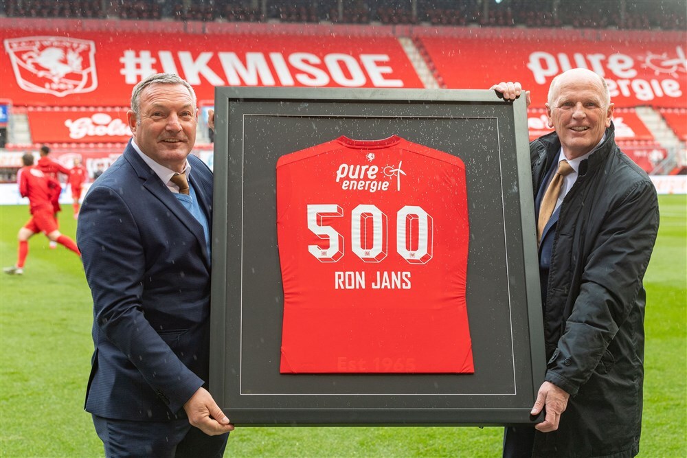 Ron Jans met Jan Streuer in De Grolsch Veste