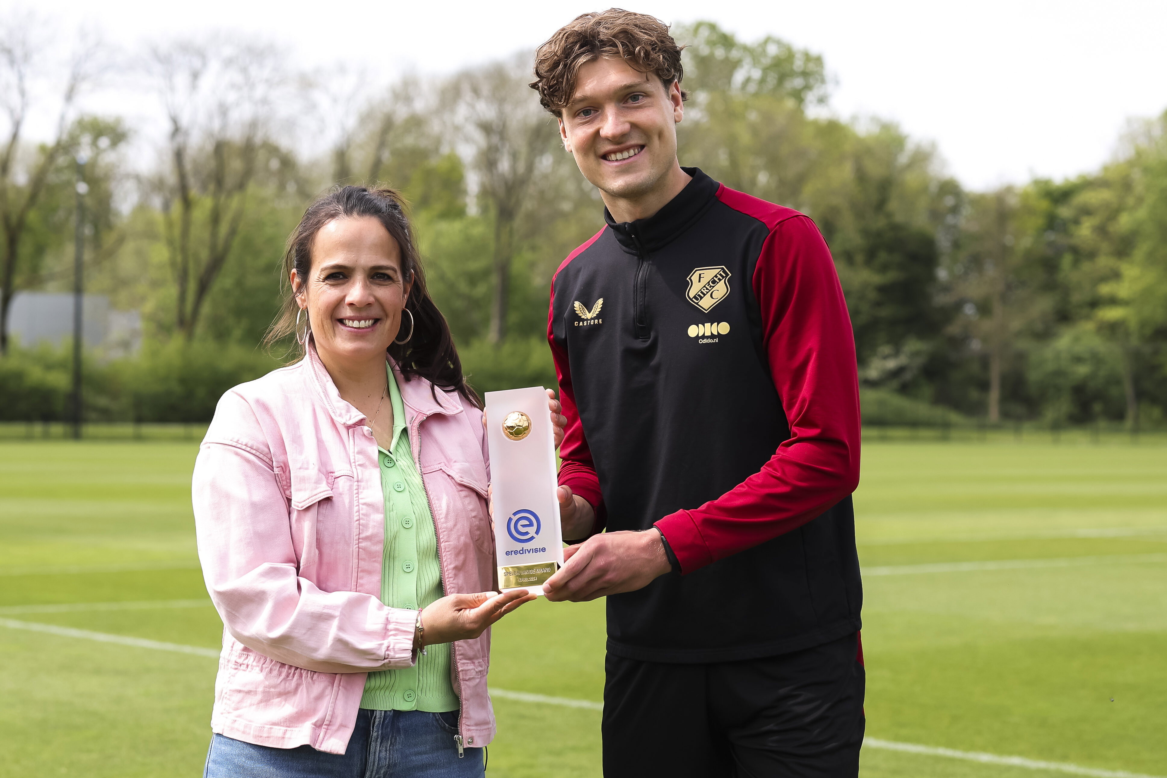 Aletha Leidelmeijer met Sam Lammers