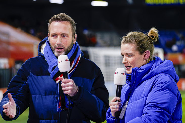 Gert van ’t Hof en Mandy van den Berg namens de NOS