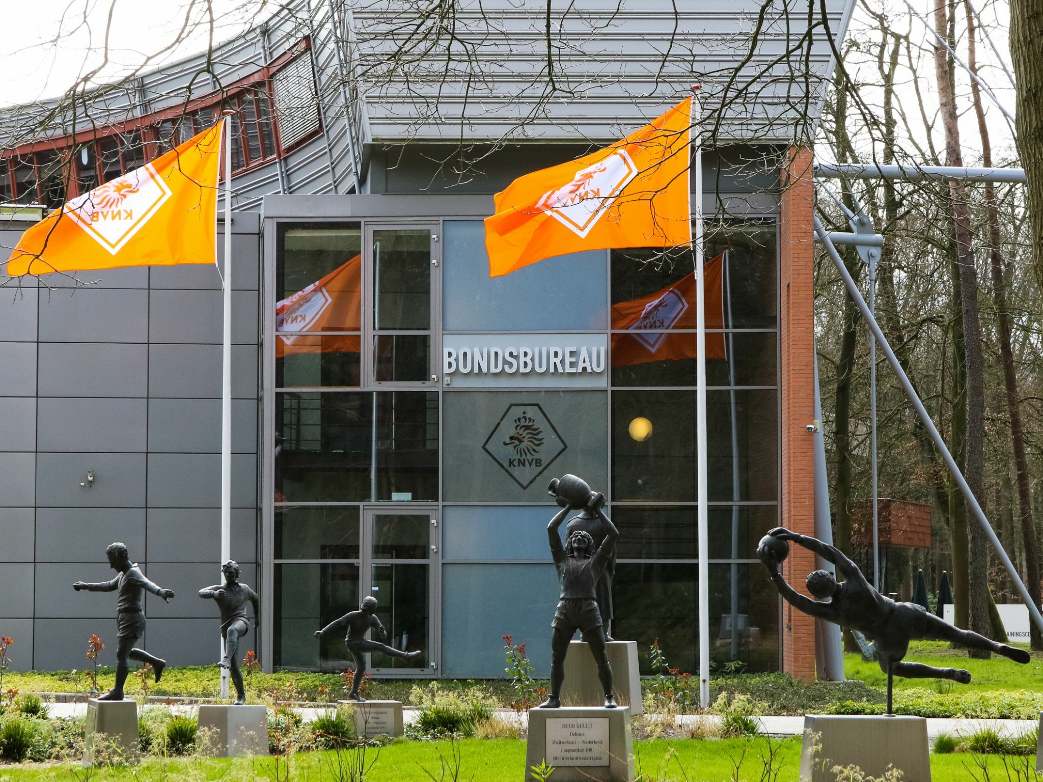 Het KNVB-gebouw in Zeist