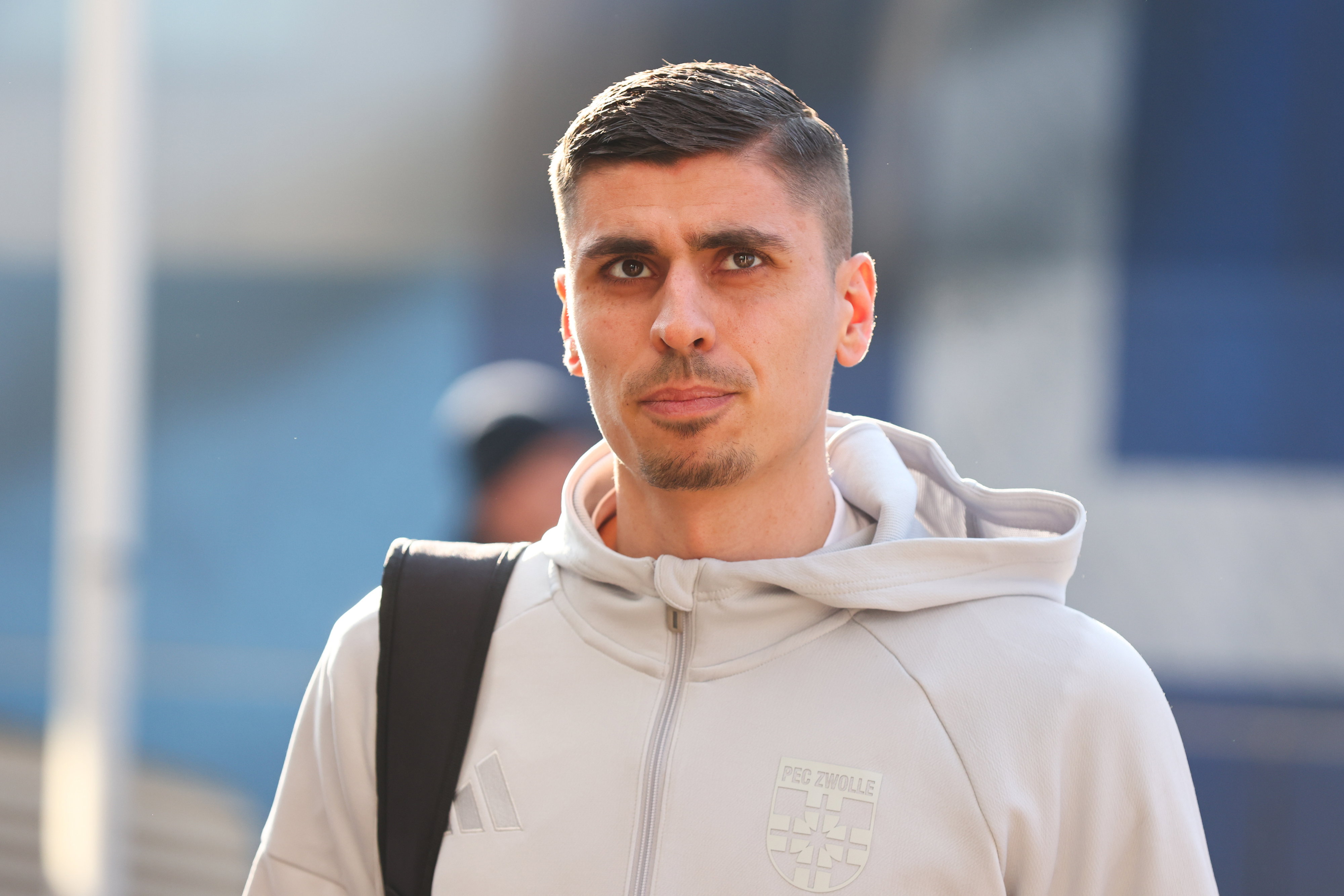 Koen Kostons voor een uitwedstrijd van PEC Zwolle