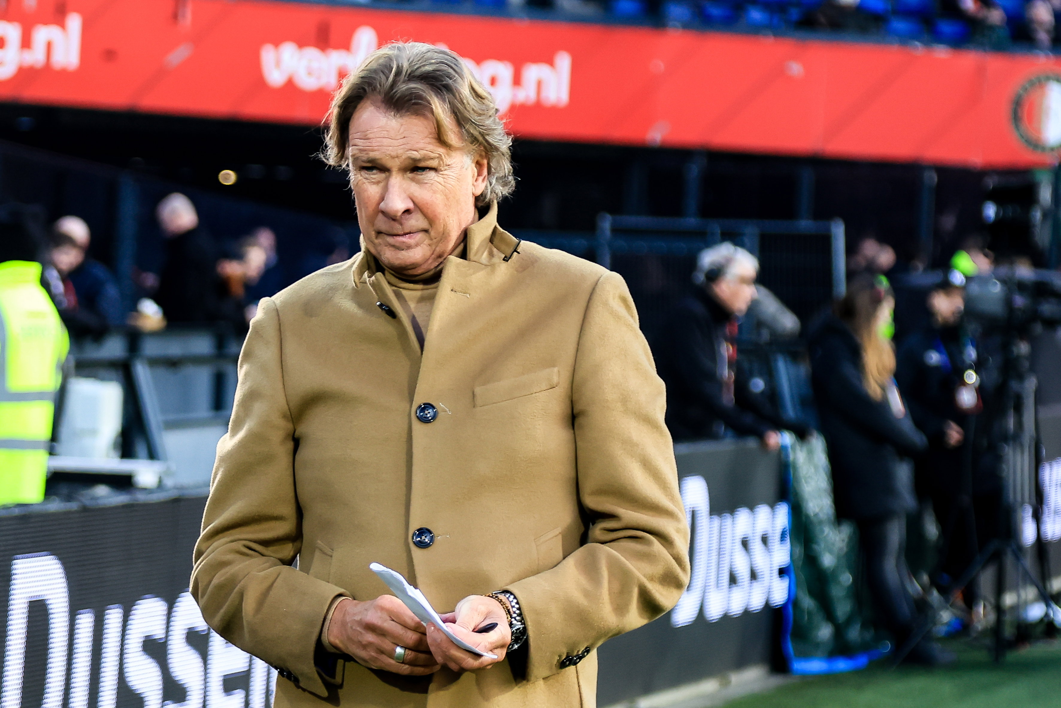 Hans Kraay junior in De Kuip