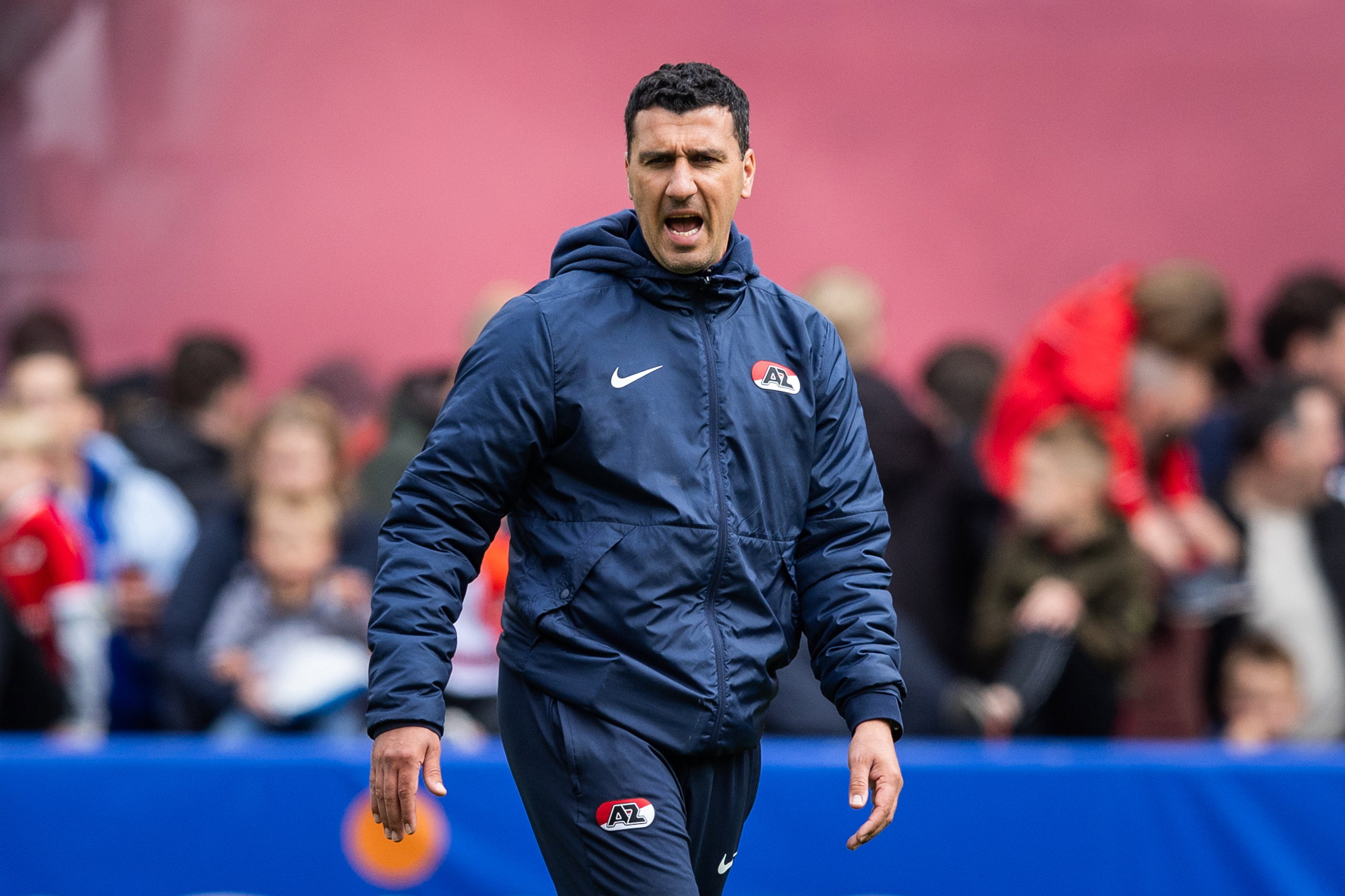 Maarten Martens bij een training van AZ