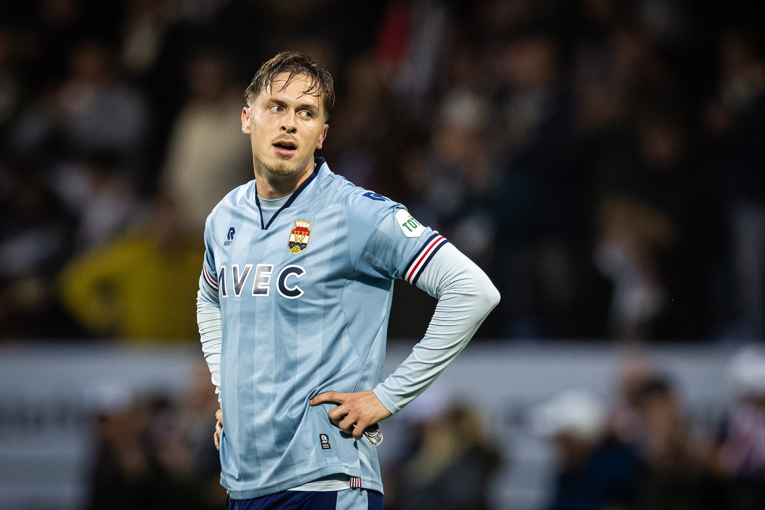 Ringo Meerveld in het uitshirt van Willem II