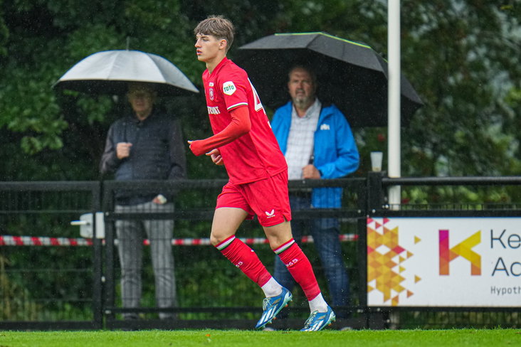 Ruud Nijstad op het complex van Rood-Zwart in Delden
