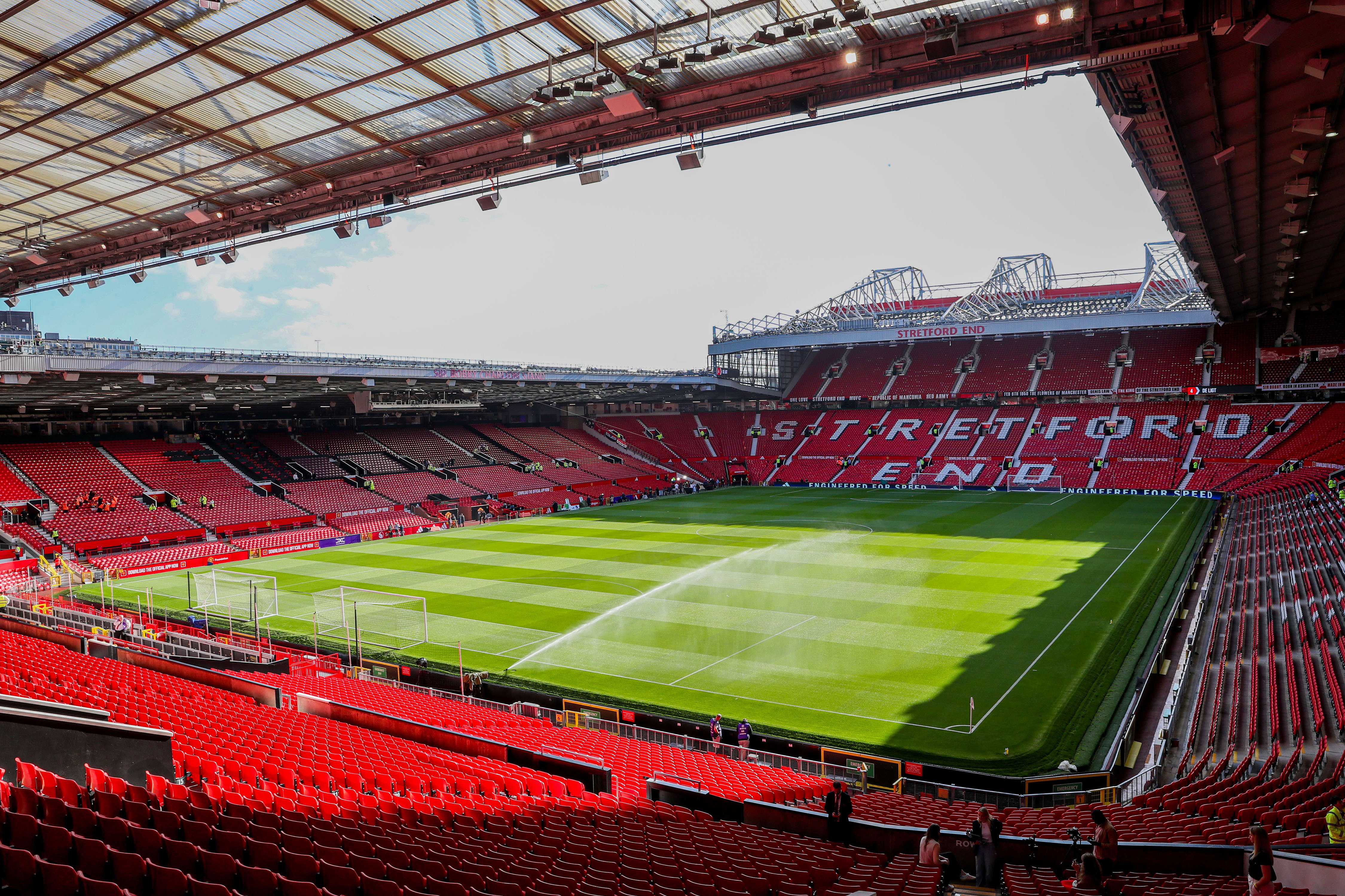 Old Trafford (Manchester United) van binnenuit